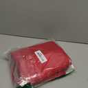 Smiry Rectangle Tablecloth 60x84 Inch, Waterproof Damask Table Cloth, Snowflake Patterns Fabric Table Covers for Parties, and Holiday Dinner, Red