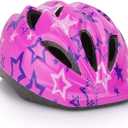 Kid Bicycle Helmets, LX LERMX Kids Bike Helmet Ages 3-5/5-14 Adjustable from Toddler to Youth Size, Durable Kids Bike Helmet with Fun Designs for Boys and Girls (Small: 3-5 years old, Black)