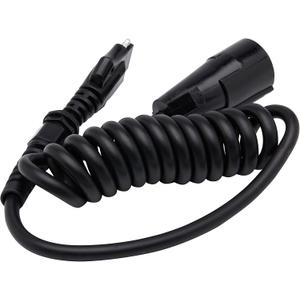 Seachoice 5-Way Flat to 7-Way Round Trailer Adaptor, Boat Trailer, 16 in. Black