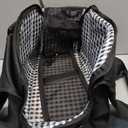 Dog, Cat Carrier for Pets Up to 12 Lbs, Airline Approved Collapsible Soft-Sided Pet Travel Bag with Locking Zippers, Breathable Mesh and 4 Large Pockets, Removable Fleece Pad (Dark Grey)
