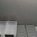 Amazon Basics Plastic Storage Containers with Secure Latching Lids, Stackable Organization Bins for Organizing, Clear/Grey, 5 Quart, Set of 10