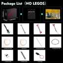 LocoLee Updated Light Kit Compatible with Lego TIE Interceptor (No Models Only Light) Creative Lighting Set Accessories Compatible with Lego 75382 TIE Interceptor Set (Standard Version Light Kit)