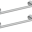 Cilee 2 Pieces Polished Chrome Bathroom Towel Bar, 24 Inch Double Towel Racks,Bathroom Towel Holder Towel Bar for Bathroom Stainless Steel Wall Mount