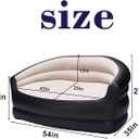 Outraveler Inflatable Couch Air Sofa,Blow Up Chair Loveseat for Outdoor and Living Room