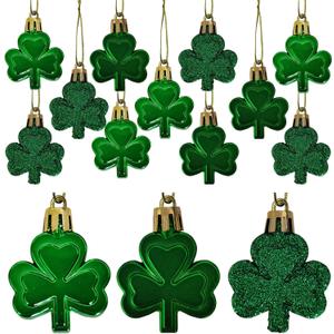 St Patricks Day Ornaments for Tree, 30 Pieces Shamrock Ornaments, Saint Patricks Day Tree Decorations