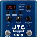NUX JTC PRO Drum Loop PRO Dual Switch Looper Pedal 6 hours recording time 24-bit and 44.1 kHz sample rate