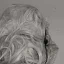 Gray White Short Old Lady Wig for Women Cosplay and Stage Performance Costume Accessory Elderly Wig for Halloween and Party Decoration