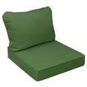 AAAAAcessories Outdoor Chair Cushions, 21 x 19 x 3 + 19 in, 2 Pack