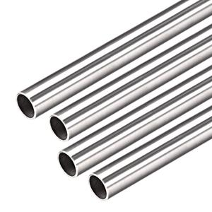 uxcell 4Pcs 304 Stainless Steel Capillary Tube Tubing 8.5mm ID 9.5mm OD 300mm Length 0.5mm Wall