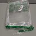 2 Pcs Clear Hard Shell Zipper Case, Hard Shell Zipper Case for Snacks, Makeup, Pencils and Toys, Clear Bag for Travel and Easily to Take with (Large)