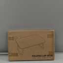 Ruxury Folding Lap Desk Laptop Stand Bed Desk Table Tray, Breakfast Serving Tray, Portable & Lightweight Mini Table for Sofa Couch Floor - - Pink (Small)