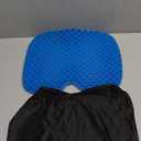 Anti Slip Kayak Seat Cushion,Waterproof Gel Kayak Seat Pad Thicken Kayak Cushion with Black Non-Slip Cover for Sit in Kayak Seat,Kayak Accessories for Fishing Kayak (Blue)