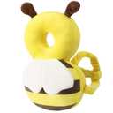 Baby Head Protector Backpack - Soft & Lightweight Head Protection Pad for Bebe Walking and Crawling(Bee)