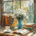 YOUSHIHA Daisy Book Diamond Painting Kits for Adults, 5D Full Drill Painting by Diamonds Art for Home Leisure and Wall Decoration Gifts 16x20 Inch