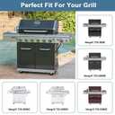 Adviace Replacement Parts for Nexgrill 720-0896B 720-0896 720-0896E 720-0896X, Drip Pan Grease Tray & Grill Grate & Flame Tamer & Burner and Igniter for Nexgrill 6 Burner 720-0896B Gas Grill