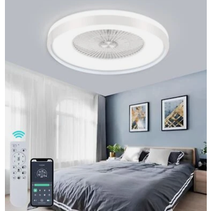 24" Low Profile Ceiling Fan With Light