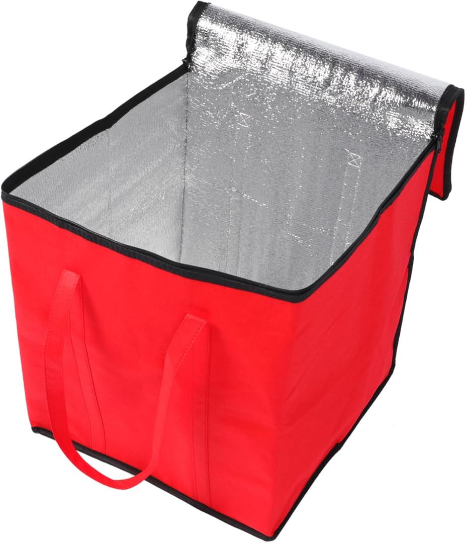 1Pc Portable Insulated Food Storage Bag Multi Functional Cake Picnic Insulation Bag with Creative Open Mouth Design Wear Resistant for Easy Access and Carrying