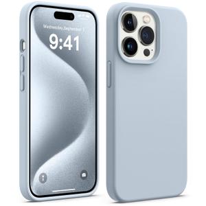 AOTESIER Compatible with iPhone 13 Pro Case, Upgraded Silicone [Military Shockproof Protection] Phone Case for iPhone 13 Pro, 6.1 inch, Baby Blue