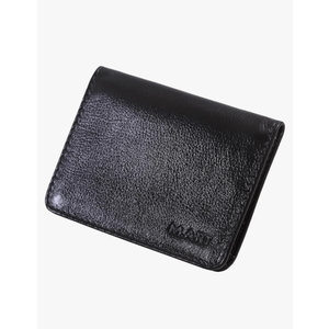 Slim Wallet, Leather Credit Card Holder with Minimalist Slim Front Pocket 154 (Black)