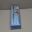 Greatever Dry Snorkel Set,Panoramic Wide View Anti-Fog Scuba Diving Mask,Professional Snorkeling Gear for Adults Kids (Large, Blue)