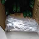 PotatoLife Plastic Fence Extra Strength with Stakes, 23.6'' x 100' Roll (Black, 23.6'' x 100')