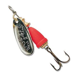 Blue Fox Super Vibrax Classic Spinner - 7/64 oz. - Silver Red 3Pack Blue Fox Super Vibrax Classic Spinner - 7/64 oz. - Silver Red 3Pack