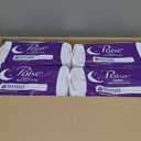 Poise Overnight Incontinence & Postpartum Pads for Bladder Leaks, 8 Drop Extra Coverage, 96 Count (Long)