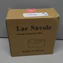 Set Of 2 Storage Organizer Bins Wall Mounted Shower Basket, Shower Caddy Stackable Clear Plastic Makeup Organizer Adhesive Hanging Bin for Bathroom, Kitchen, Cabinet, Pantry, BPA Free, Green