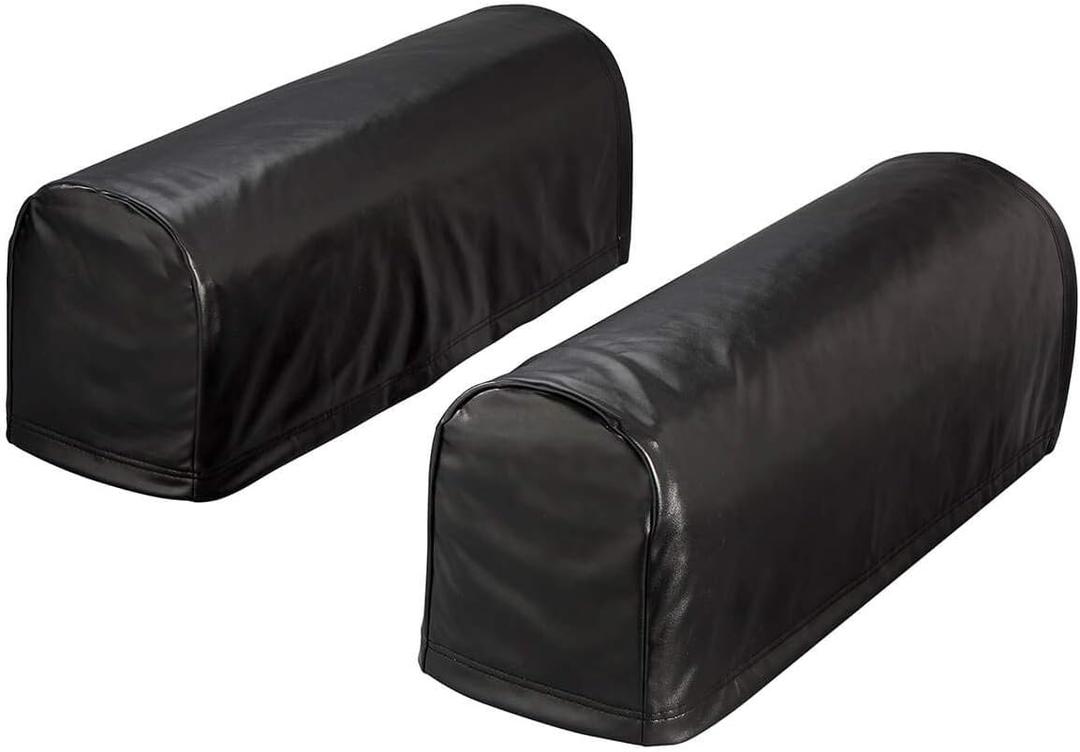 Fox Valley Traders Faux Leather Arm Rest Covers, Set of 2