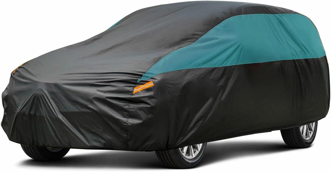 GUNHYI SUV Car Cover for Automobiles Waterproof All Weather, Universal Fit Subaru CrossTrek, Chevrolet Bolt EUV, Hyundai Tucson, Kia Soul/Sportage, Jeep Compass, Ford Escape, Volvo XC40 etc.
