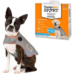 ThunderShirt for Dogs, X Small, Platinum Sport - Dog Anxiety Relief Calming Vest