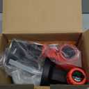 Brushless Cordless Paint Sprayer Compatible with Milwaukee 18V Battery (Battery Not Included),1000ml/min High Flow,1200ml Container,150 Din/s Max Viscosity,Paint Sprayer for Furniture (Red)