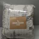 Eddie Bauer - King Comforter Set, Reversible Bedding with Matching Sham(s), Super Soft and Cozy Home Decor (Rocky Mountain Cabin Grey, King)
