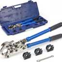 iCrimp Copper Tube fittings Crimping tool with 1/2,3/4 and 1-inch Jaw for ProPress copper fitting IWISS-1632AF