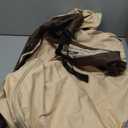 Vailge Rectangular/Oval Patio Table Cover, Heavy Duty and Waterproof Outdoor Lawn Patio Furniture Covers (Beige&brown, 42"Lx24"Wx16"H)