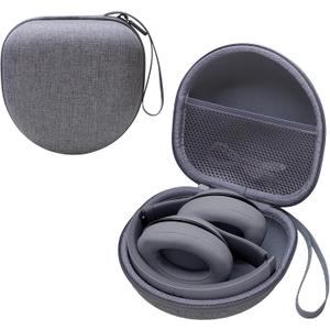 Headphone Case Compatible with Beats, Skullcandy, JBL, Monster Persona 3rd/5th/6th ANC, JLab, QearFun, Soundcore Q20/Q20i/Q30, BERIBES, TOZO, KVIDIO, Picun Foldable Headphones, Grey