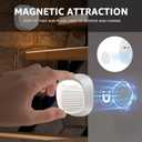 uuffoo Keyhole Light with Motion Sensor, Door Key Light PIR Infrared Wireless Auto Magnetic Linkage Detector, Indoor Wall Lamp for Kitchen Hallway Stairway (White, Three Pack)