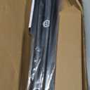 IFELS Heavy Duty Curtain Rods for Windows 28 to 48 Inch, 1 Inch Adjustable Black Metal Curtain Rod with Matte Black Finish and Modern Design (A1,Black,30-60")