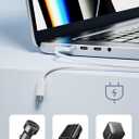 USB-C to Magnetic 3 Cable for M4 MacBook Air Pro Charger, 140W Magnetic Safe 3 Cable for MacBook Air (15''/13'' M4 2025, M3 2024, M2 2023, M2 2022), MacBookPro (16"/14" 2024/2023/2021), 2M/6.6ft White