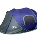 Night Cat Pop-up Camping Tent: 2 Person Tent Waterproof Instant Easy Setup Family Tent