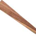 Multipurpose Wooden Spatula Set Small Egg Scraper Flat Turner 100% Acacia Wood Nonstick Kitchen Utensils for Cooking Baking and Serving