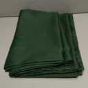 Biscaynebay Textured Fabric Christmas Tablecloths Rectangle 60x84 Inches, Hunter Green Water Resistant Spill Proof Tablecloths for Dining, Kitchen, Wedding and Parties, Machine Washable