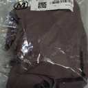 Aleumdr Women's Tankini Bathing Suit Athletic Two Piece Bathing Suit Racerback Swim Tank Top with Bottom Sporty Swimwear Dark Brown Medium