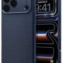 Spigen for iPhone 17 Pro Case, Liquid Air [TPU Covered Camera Control] [No Magnet Ring] [Military-Grade Protection] - Navy Blue