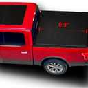 6'9" Soft Roll Up Tonneau Cover for 2020 2021 2022 2023 2024 2025 2026 Chevy Silverado GMC Sierra 2500HD 3500HD Pickup Vinyl Truck Bed Cover