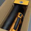 Cordless Leaf Blower Compatible with Dewalt 20V Max Battery 400CFM Electric Leaf Blower Cordless, Variable Speed, Turbo Mode, Leaf blowers Battery Powered for Lawn Care, Yard(Tool Only) (Yellow (Battery and Charger not Included))