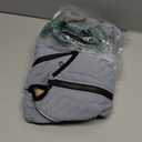 Lovelonglong Warm Dog Coat Double Layers Vest, 4 Legs Covered Windproof Waterproof Reflective Outdoor Skating Costume for Corgis Dachshund Gray, Size D-M