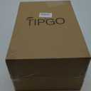 TIPGO Bathroom Trash Can with Lid, 10 Liter/ 2.6 Gallon Slim Garbage Can, Small Trash Bin Waste Basket with Pop-Up Lid for Kitchen, Bedroom, Living Room, Office (Grey) (1 Pack)