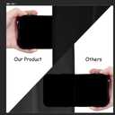 Black Backdrop Curtains 2 Panels 5ft x 8ft Polyester Photo Backdrop Drapes for Wedding Party Stage Birthday Decorations
