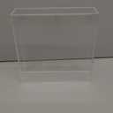 8x8 Shadow Box Frame, DIY Tabletop Display Case, All Clear Memory Box for Dried Flowers/Wedding/Party/Shop Decor, Open Box Only, NO Back Slot for Slip Picture(8x8x2)